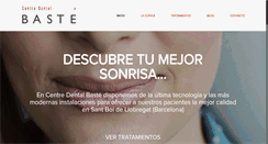 Desktop Screenshot of centredentalbaste.com