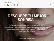 Tablet Screenshot of centredentalbaste.com